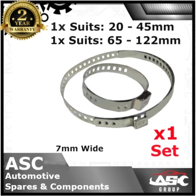 Universal Steel D/Shaft CV Joint Boot Clip Set fits MG MG 6 10-20 Hatchback - Image 1 of 4