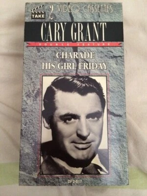 Cary Grant Charade His Girl Friday 2 VHS  Black And White - Image 1 of 3