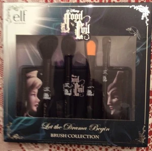 Disney GOOD vs EVIL Let the Drama Begin Elf Brushes  Collection New in Box - Picture 1 of 4