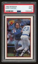 1989 BOWMAN GARY CARTER #379 NEW YORK METS HOF PSA 9 MINT