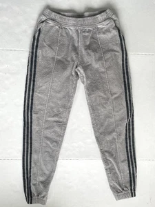 Neu ohne Etikett Jugend XL Adidas Ivy Park Cord Rippstrick Jogginghose Jogger grau Taschen - Bild 1 von 8
