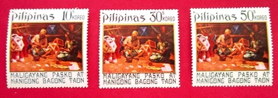 Juego de sellos de FILIPINAS SC #1175-1177 - Navidad 1972 MNH - Envío GRATIS Foto 1 de 2