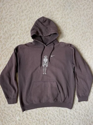 Sudadera con Capucha Austen AG x Nike x Grateful Dead Mushroom Skeleton Marrón Bordada XL Foto 1 de 4