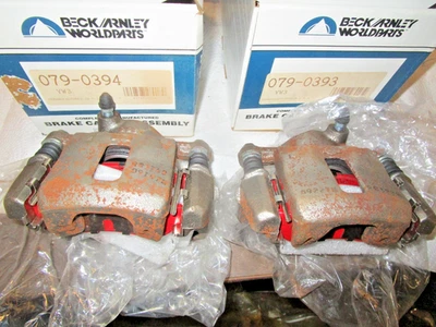 Pulsar Sentra Front Brake Caliper Set Loaded Factory Remanufactured 1985-1990 - Image 1 of 4