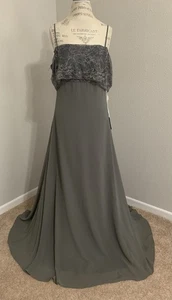 Party/Abiball Spitzenkleid Gr. 8 von Kanali K anthrazitgrau neu mit Etikett - Bild 1 von 15