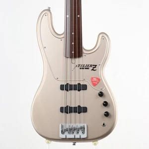 Electric Bass Guitar ATELIER Z ZPO-5 Soft case 5 String 393719 Fretless USED - Picture 1 of 12