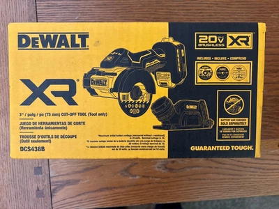 DEWALT DCS438B 20V MAX XR 3" Brushless Cordless Compact Cut Off Tool - BRAND NEW - Image 1 of 3