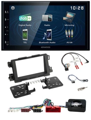 Kenwood 2DIN Bluetooth Lenkrad USB DAB Autoradio für Mazda 6 CX5 2013-2015 schwa - Bild 1 von 4
