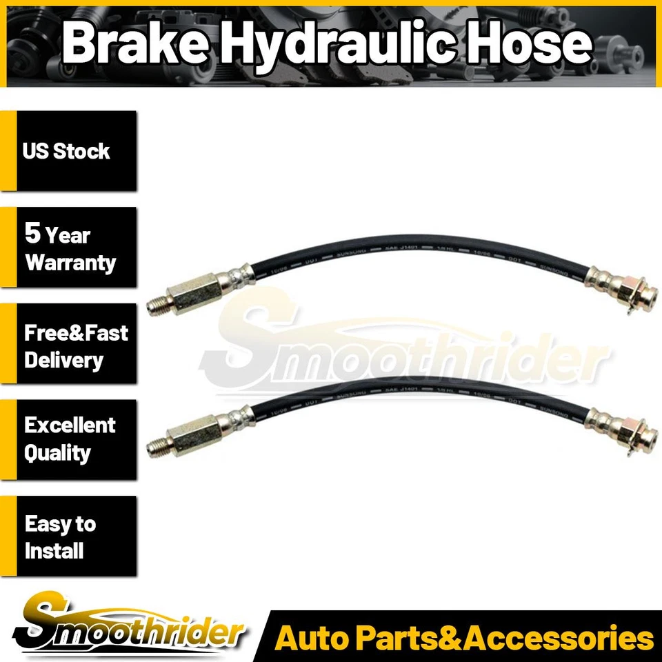 Manguera hidráulica de freno delantero Raybestos Brakes 2 piezas para Chevrolet Camaro 1967-1969 Foto 1 de 3