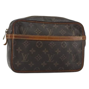 LOUIS VUITTON Monogram Compiegne 23 Clutch Bag M51847 LV Auth 149617 - Picture 1 of 19