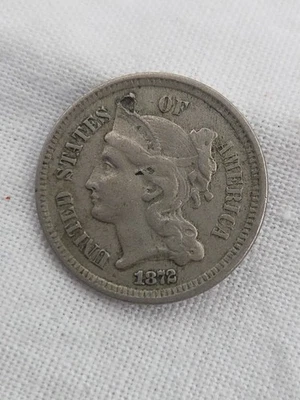 1872 Three 3 Cent Nickel - Image 1 of 2