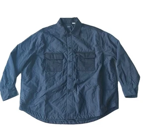 Levis Overshirt Shacket Men Large Oversized Padded Blue Buttoned Warm Winter - Picture 1 of 8