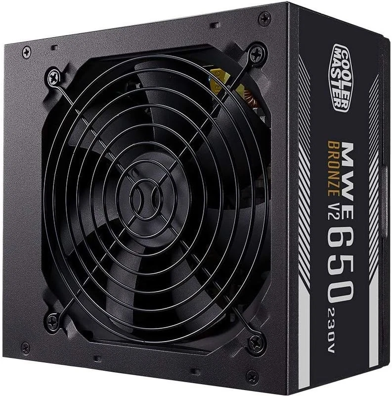 Cooler Master MWE 650W Bronze V2 Alimentatore ATX PC 80+Bronze Ventola HDB 120mm - Immagine 1 di 4