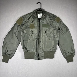Vintage USAF CWU-36/P Flight Bomber Jacket Medium Summer Fire Resistant Military - Picture 1 of 12