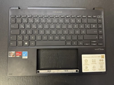 Asus Zenbook 14 Flip UN5401Q Palmrest Handballenauflage Gehäuse Tastatur DE (N) - Bild 1 von 4