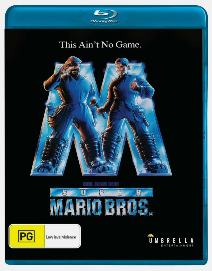 Super Mario Bros. (1993) Blu-Ray (Region B) New & Sealed Bob Hoskins - image 1 of 1
