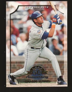 Donruss Leaf Baseball 1998 #94 - Edgardo Alfonzo - Mets de Nueva York 98-595 - Imagen 1 de 2