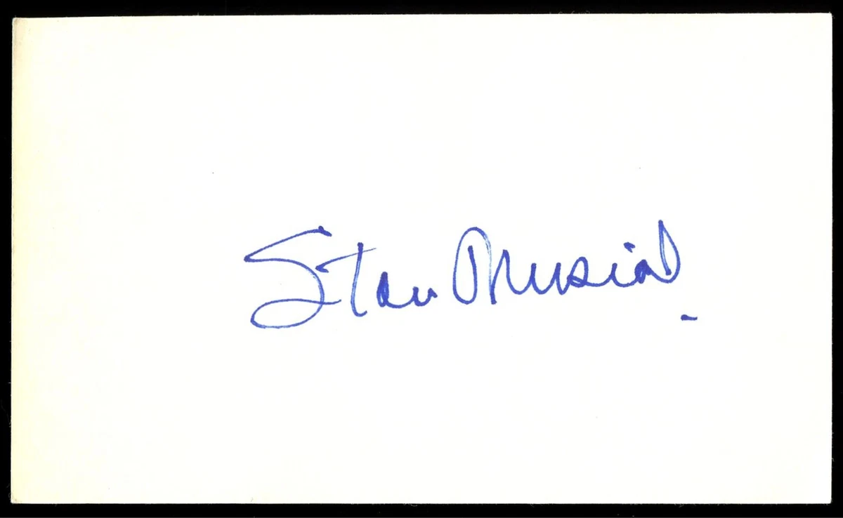 Stan Musial Autograph Baseball Cards for sale | eBay