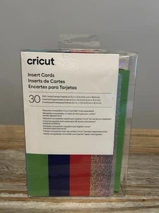 cricut Insert Cards 30 R40 Green Red Blue Holographic NEW - Picture 1 of 2