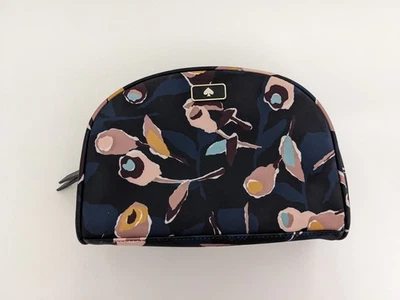 ¡NUEVO SIN ETIQUETAS! Estuche de cosméticos Kate Spade New York Dawn Paper Rose cúpula mediana Foto 1 de 4