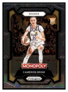 Cameron Brink 2024 Panini Prizm Monopoly WNBA RC #39 Los Angeles Sparks - Picture 1 of 2