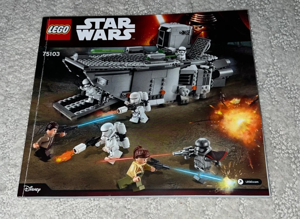 Lego Star Wars First Order Transporter 75103 nur Anleitung  - Bild 1 von 1