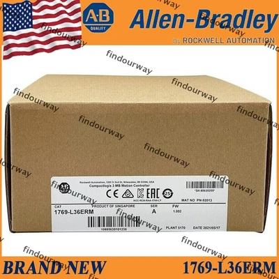 New NEW AB 1769-L36ERM / A CompactLogix 3MB Motion Controller Free Ship - Image 1 of 4