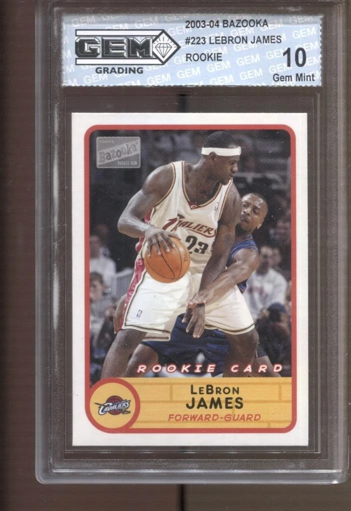 Bazooka LeBron James Basketball Trading Card Singles for sale | eBay