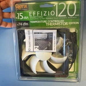 NWT SEALED SilenX 15 dBA 74 cfm / 120 mm EFFIZIO Silent Fans  - Picture 1 of 2