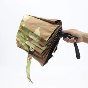 Camo Fully Automatic Folding Umbrella Outdoor Tactical Sun Protection Umbrella - Picture 1 of 20