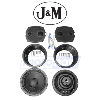 J&M XXR Series 6.71 Fairing Speaker Kit for 1998-2006 Harley Davidson va Foto 1 de 4