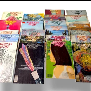 Lot 23 alte amerikanische Künstlerzeitschriften verschiedene Ausgaben von 1983-1986 - Bild 1 von 4