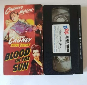 Blood on the Sun (VHS) James Cagney Sylvia Sidney Black and White Movie - Picture 1 of 3