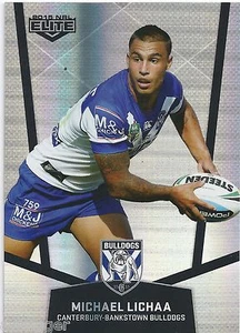 2015 NRL Elite Parallel Silver (P23) Michael LICHAA Bulldogs - Picture 1 of 1