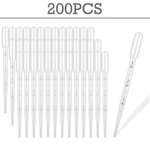 200x 3ml Einwegpipetten Einmalpipetten Transferpipetten Pipetten Futterpipetten - Bild 1 von 12