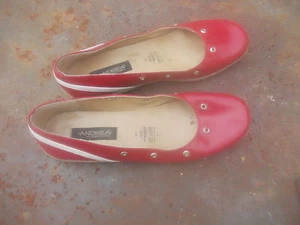 BALLERINES ANDREA MADE IN MEXICO ROUGE HT GAMME T37 10€ ACH IMM FP REDUITS MOND - Foto 1 di 6