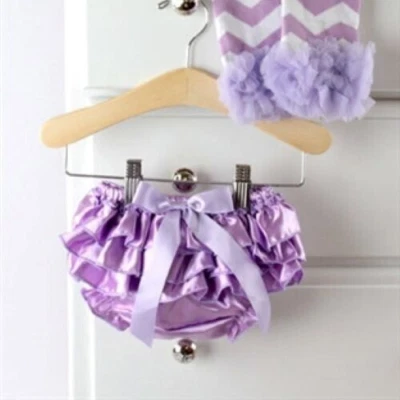 NEW Solid Colored Satin Bloomer Bummie Diaper Covers - Image 1 of 2