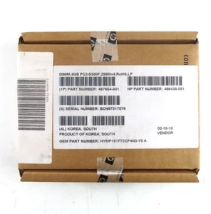 4GB FBDIMM 2Rx4 DDR2 PC2-5300F 667MHz (240 Pin) (ECC) Memory for Server - Picture 1 of 2