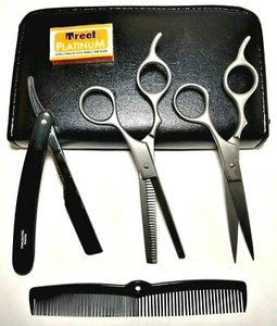 7" Professional Barber Hair Cutting+Thinning Scissors Barber Shear Set *NEW*  - Picture 1 of 2