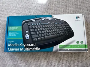 Logitech Media Wired Multi Media Keyboard New in Box Model SK-9920 - Picture 1 of 5