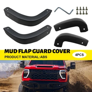 Splash Mud Flap Guard Delete Cover For 2019-2024 Chevrolet Chevy Silverado 1500 - Picture 1 of 8