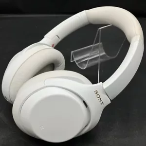SONY WH-1000XM4 Silent White Limited Wireless Noise Canceling Headphones Used - Picture 1 of 9