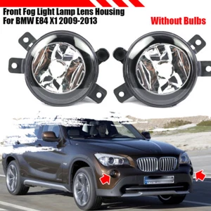 Pair For BMW E84 X1 2009-2013 Left + Right Front Fog Light Lamp Lens Housing - Picture 1 of 12