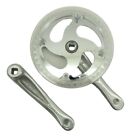 Premium Quality Bicycle Chainset Wheel 165mm Silver for Fixie Ride Like a Pro