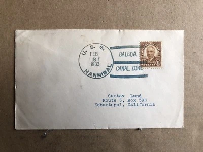 5 DIFFERENT NAVAL COVERS FROM 1933 - Image 1 of 4