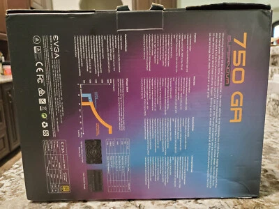 EVGA SuperNOVA 750 GA 80 Plus Gold 750W Fully Modular Eco Mode Power Supply (GA- - Image 1 of 4