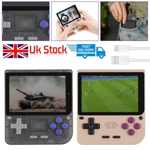 PowKiddy V10 Retro Handheld Game Console 3.5 Inch IPS 10000+ Games - UK Seller - Picture 1 of 20