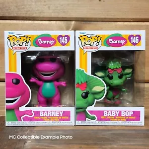 Juego de figuras de vinilo Funko Pop juguetes retro Barney 145 y Baby Bop 146 - Imagen 1 de 6