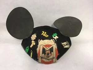 Vintage 1950s Disney Mickey Mouse Club Hat with Charms Benay Albee Made in USA - Picture 1 of 10