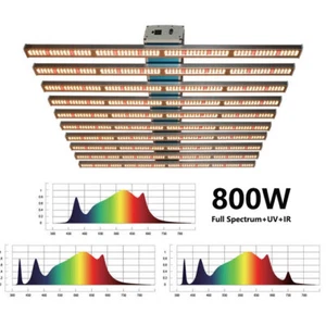 PHLIZON BA8000 Dimmable LED Commercial Indoor Grow Light 800W Full spectrum Lamp - Bild 1 von 12